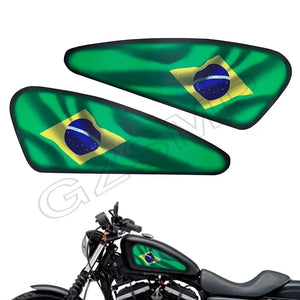 Autocollant décoratif drapeau sur réservoir de Harley Sportster - vue 7