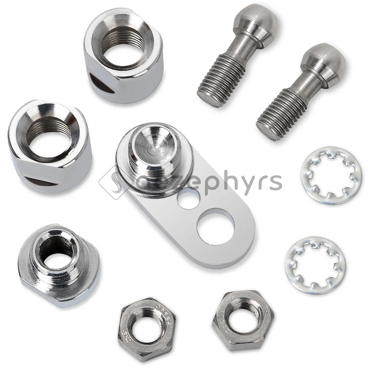 Kit de supports pivotants de déport de clignotants avant - Harley Softail, Sportster, Dyna – photo 6/7