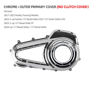 Cache de Carter Primaire (Outer Primary / Derby Cover) Aluminium - Harley-Davidson Touring Road Glide & Street Glide 2017-2024 – photo 23/24