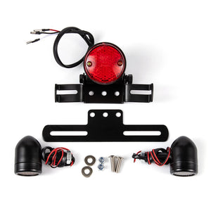 Support de plaque avec feu arrière pour Harley - vue 3