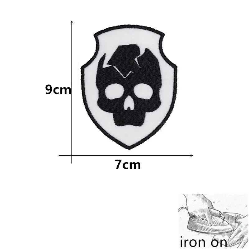 Écusson tactique brodé Stalker Team, fixation velcro ou thermocollante - vue 40
