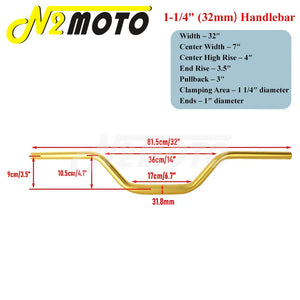 Guidon moto noir style club pour Harley-Davidson - vue 16
