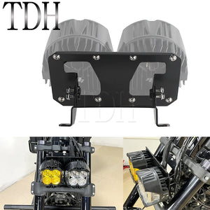Support de feux additionnels pour Harley Fat Bob - vue 1