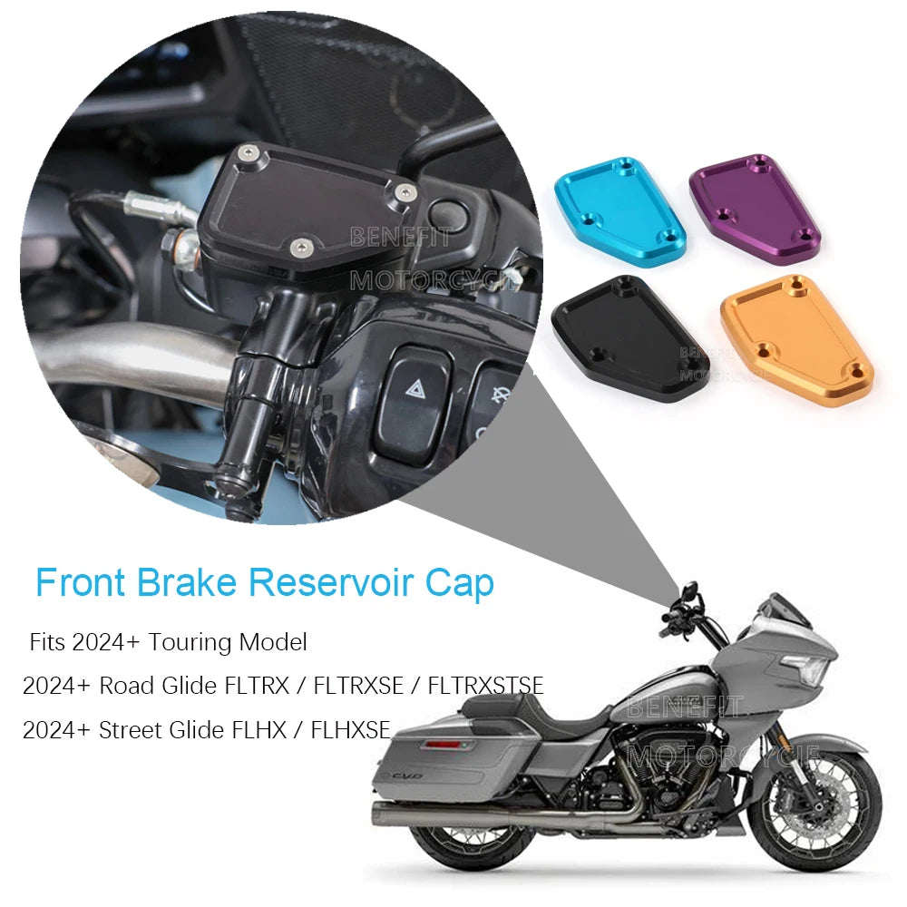 Cache de réservoir de frein avant - Harley-Davidson Road Glide 2024 et plus – photo 2/10