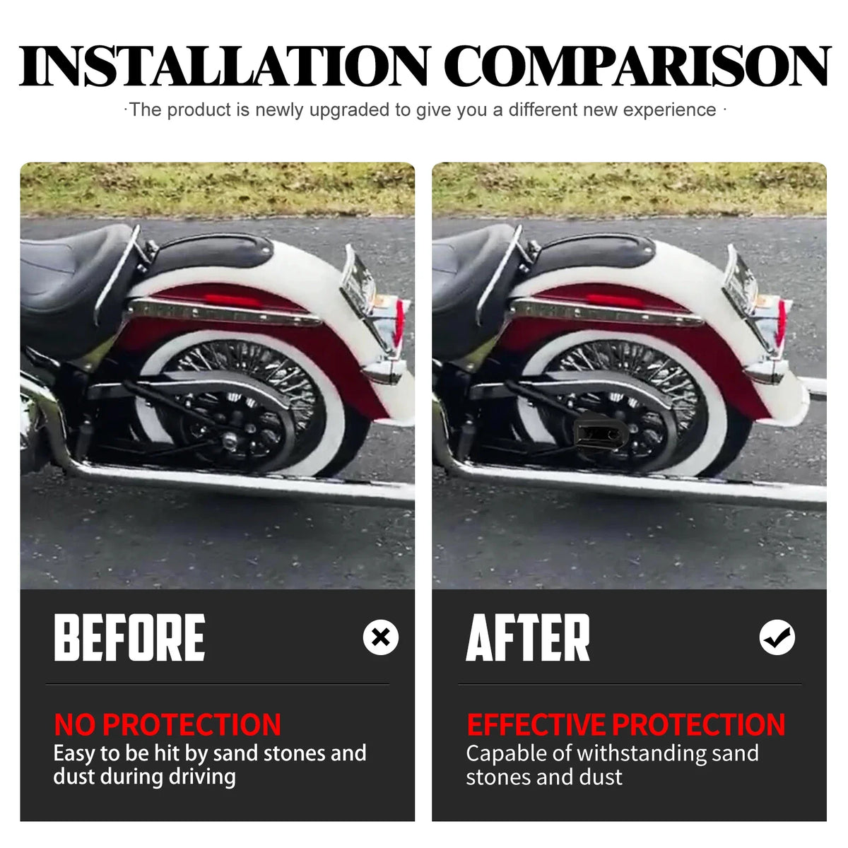 Caches d'essieu arrière / bras oscillant - Harley-Davidson Softail 2008-2017 – photo 2/8