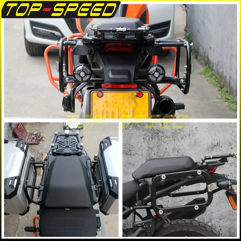 Support de Malle Latérale et Boîte à Outils pour Harley Pan America 1250 - vue 6