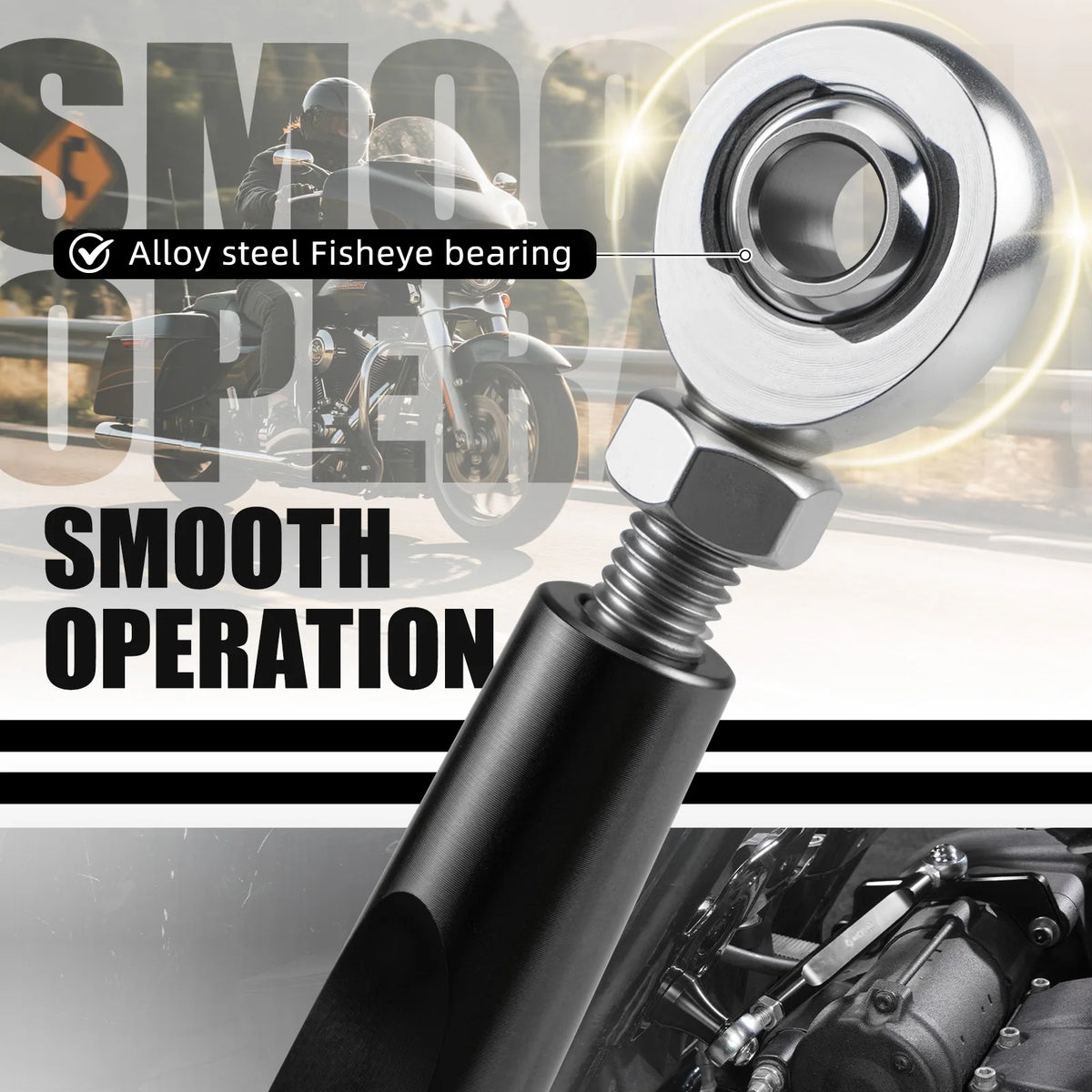 Stabilisateur de Cadre Moteur M8 - Harley-Davidson Road Glide, CVO Road Glide, Road King, Street Glide 2017-2025 – photo 5/8