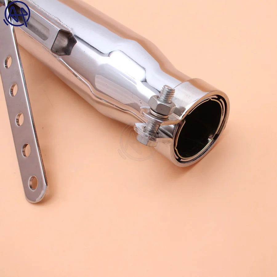 Silencieux slip-on conique universel pour Harley bobber chopper - vue 3