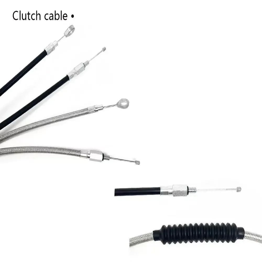 Câble d'embrayage (62 à 78 pouces) pour Harley-Davidson Dyna Fat Bob, Softail Heritage, Fat Boy, Breakout, Touring Street Glide, Road King (1996-2024)