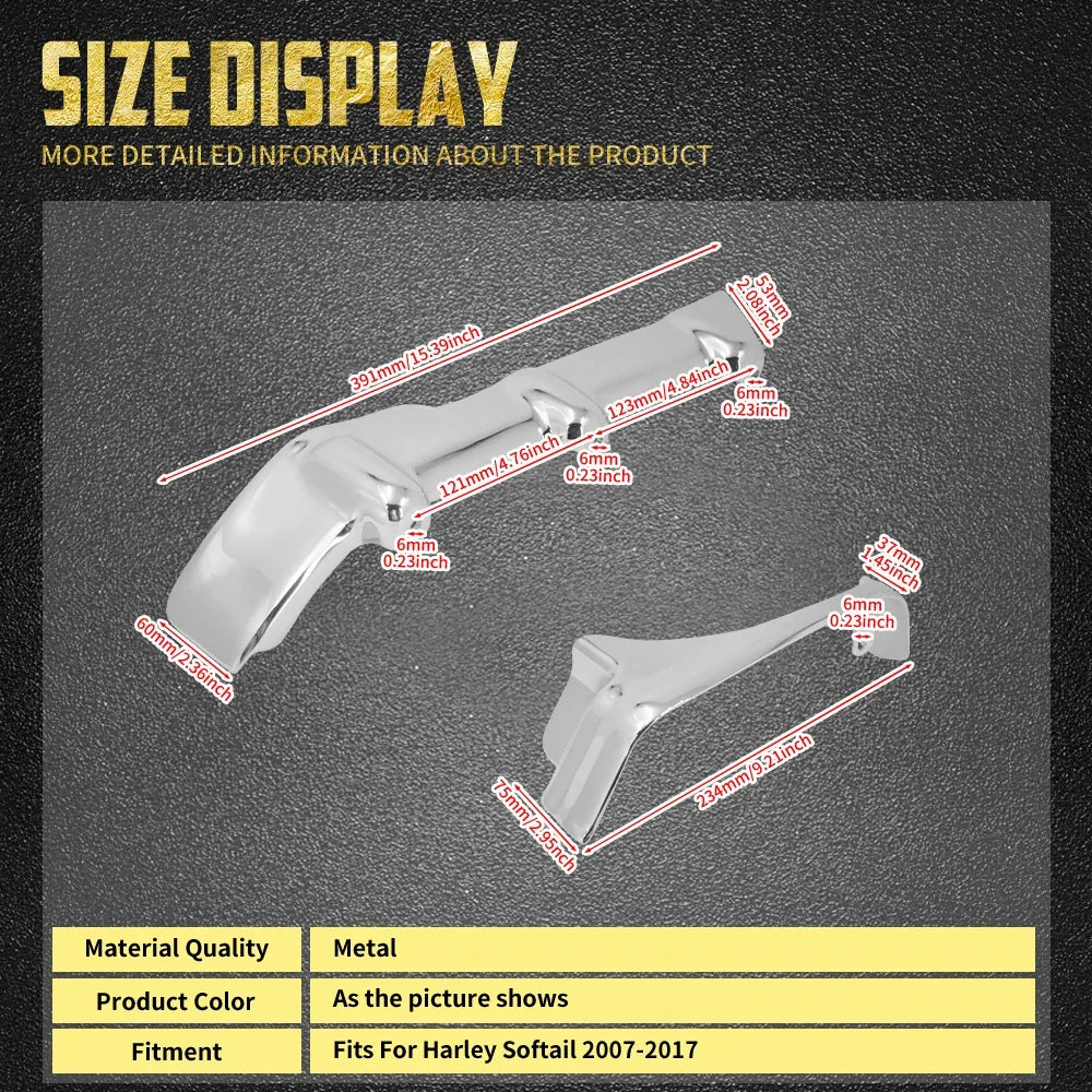Cache Carter Primaire Intérieur Chromé - Harley-Davidson Softail Heritage Classic, Fat Boy, Deluxe, FLST/FXST, Slim FLS/FLSTFB 2007-2017 – photo 5/7