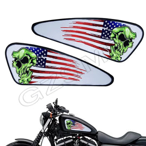 Autocollant décoratif drapeau sur réservoir de Harley Sportster - vue 14