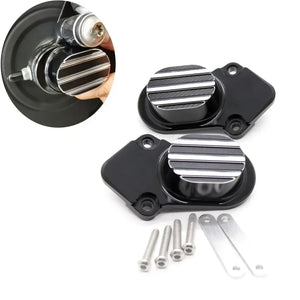 Caches d'écrou d'axe arrière pour Harley Sportster - vue 1