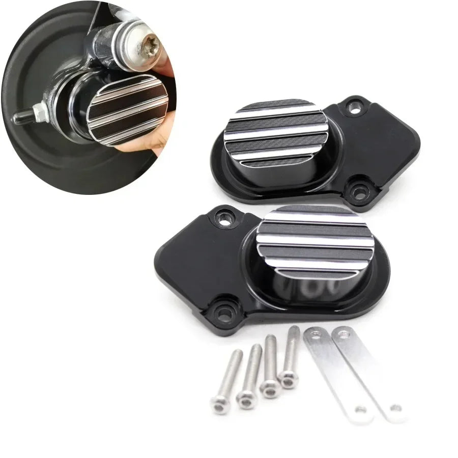 Caches d'écrou d'axe arrière pour Harley Sportster - vue 1