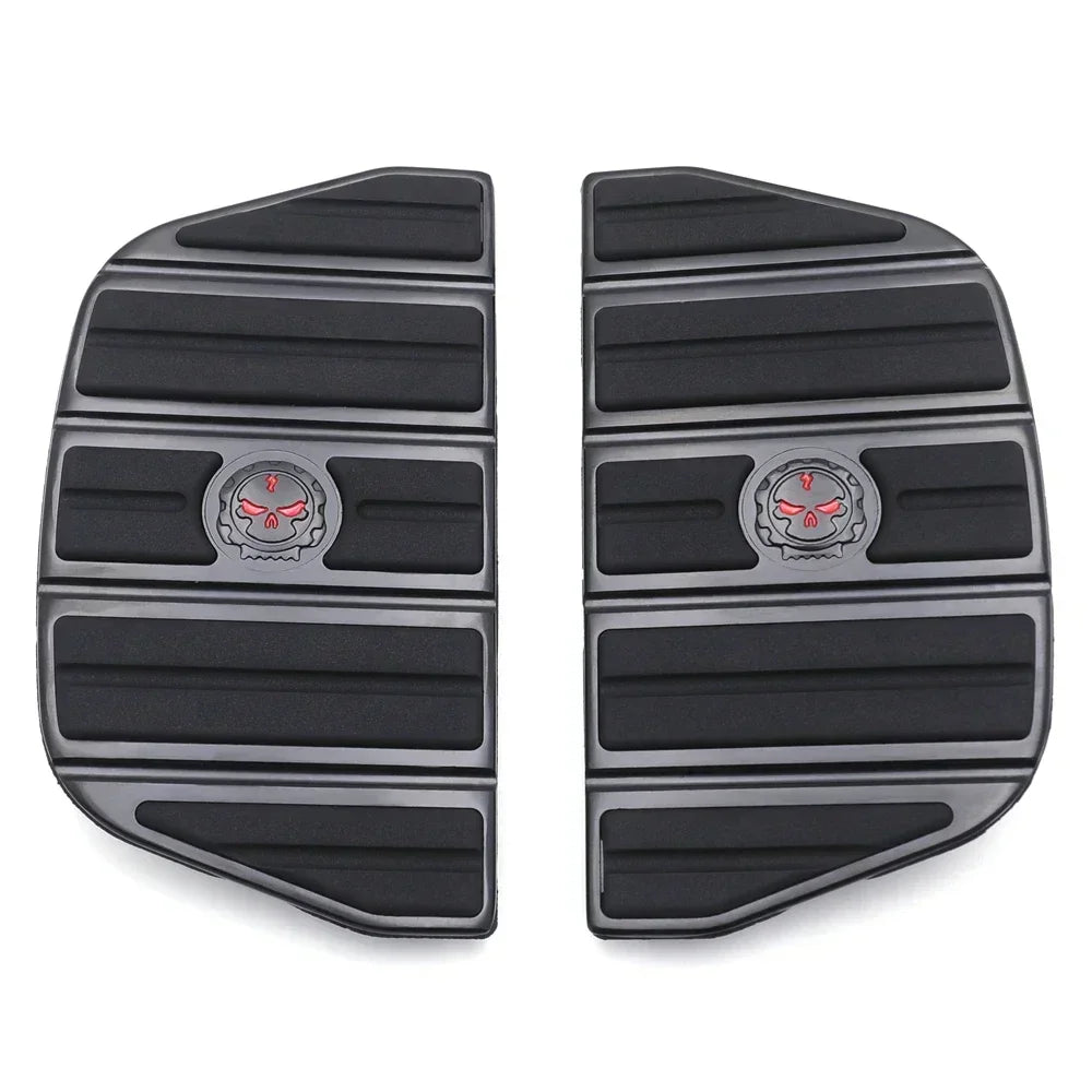 Kit d'inserts de repose-pieds passager motif tête de mort - Harley Touring/Softail Fat Boy – photo 5/7