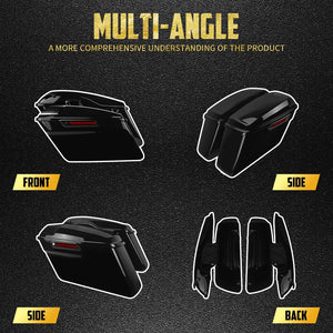 Sacoches Rigides Étanches avec ou sans Couvercles Haut-Parleurs - Harley-Davidson Touring 2014-2024 – photo 3/10