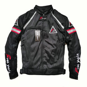 Blouson moto homme respirant, protections amovibles - vue 8