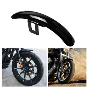 Garde-boue avant moto noir brillant pour Harley-Davidson Sportster XL 883 - vue 1