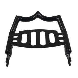 Porte-Bagages Style Couronne en Acier Chromé pour Harley-Davidson Touring - vue 3
