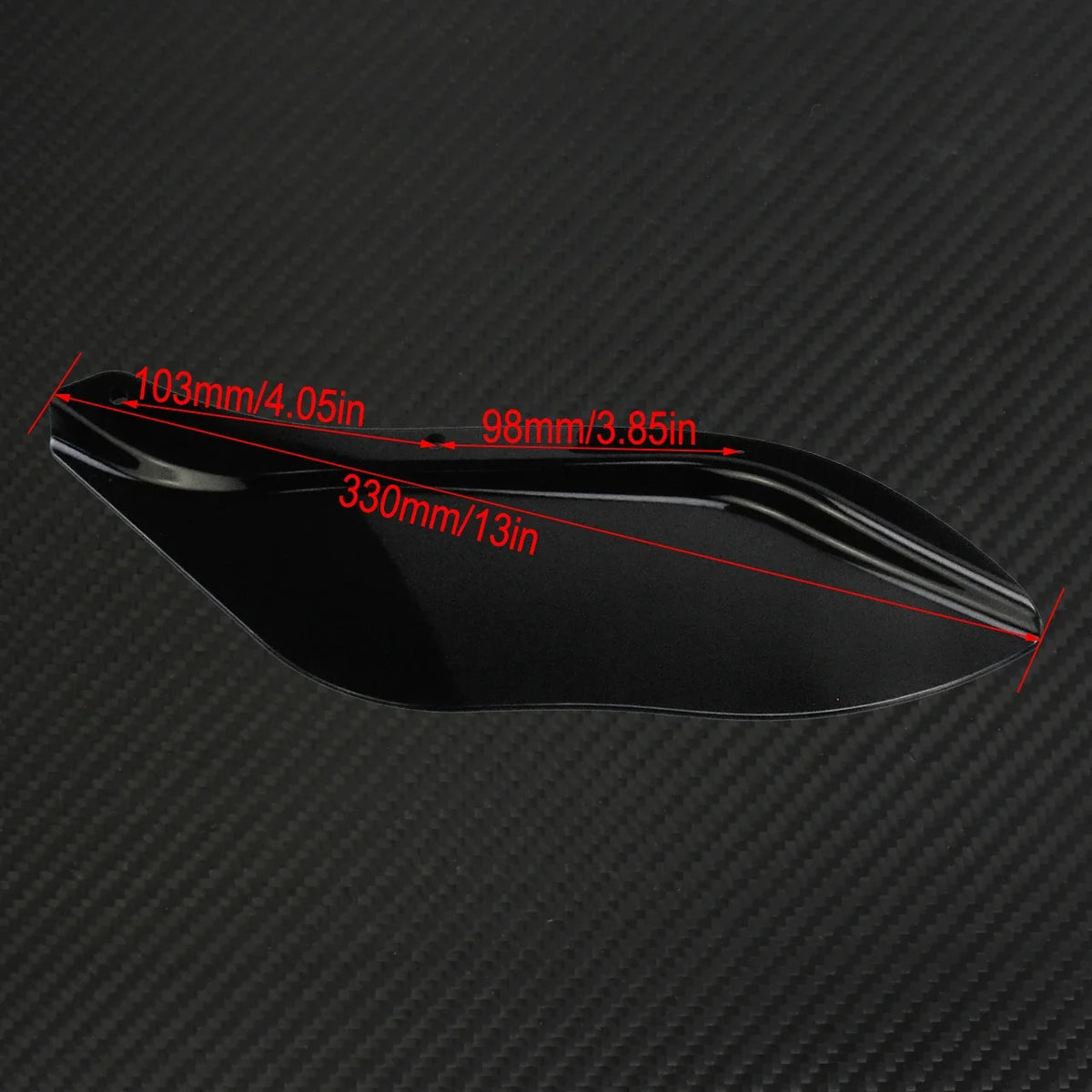 Déflecteurs d'air latéraux de pare-brise ABS noir pour Harley-Davidson Touring FLHR, FLHT, FLHX 1996-2013