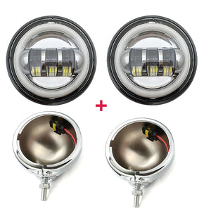 Phares additionnels LED et supports pour Harley Touring - vue 16