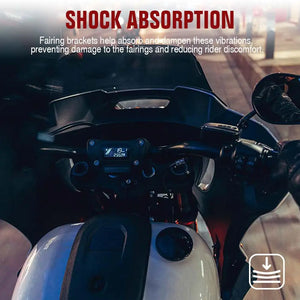 Support de fixation de carénage noir pour moto Harley-Davidson - vue 6