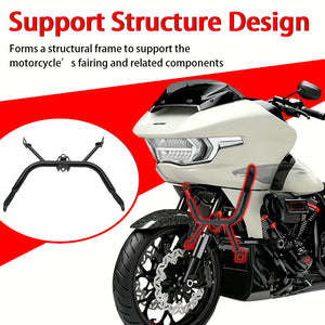 Support de fixation de carénage noir pour moto Harley-Davidson - vue 1