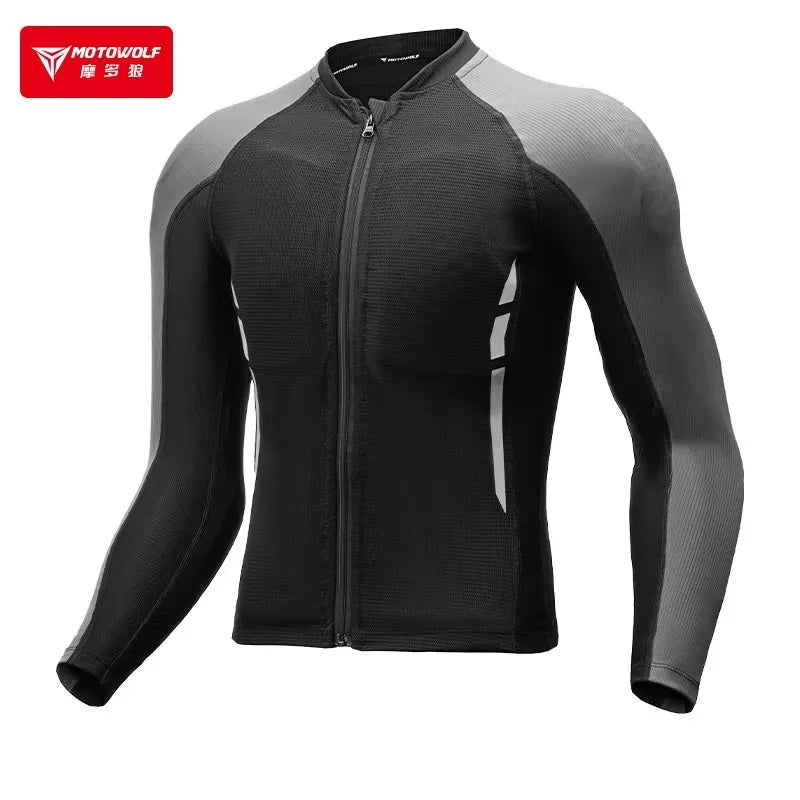 Blouson moto MOTOWOLF respirant avec armure - vue - vue 9