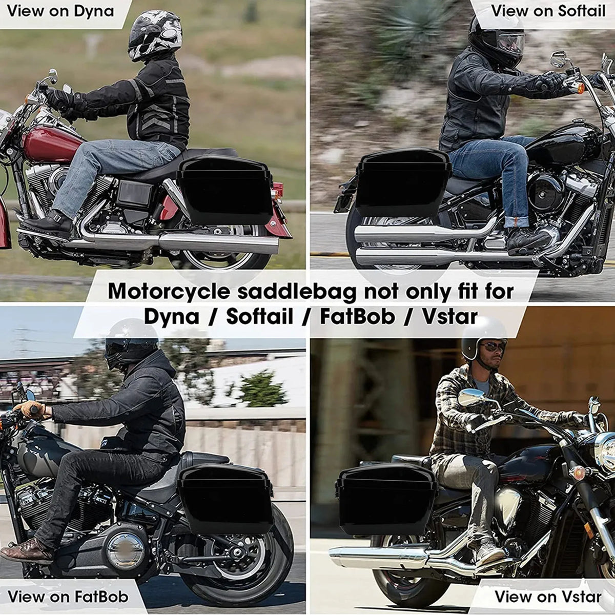 Sacoches Rigides Moto 45L Étanches avec Clés et Kit de Fixation - vue 6