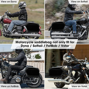 Sacoches Rigides Moto 45L Étanches avec Clés et Kit de Fixation - vue 6