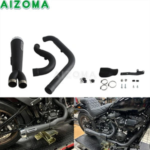 Ligne d'échappement complète 2-en-1 Big Bore pour Harley Softail M8 (2018-2025) – photo 10/10