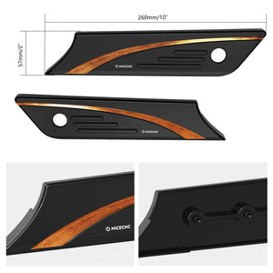 Caches de Serrures de Sacoches CNC pour Harley Street Glide, Road King, Road Glide – photo 6/9