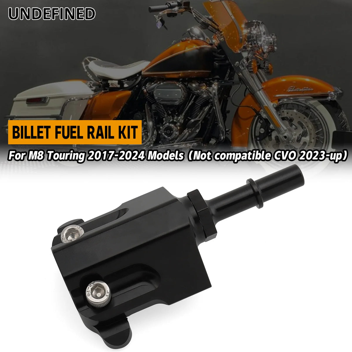 Rampe d'injection aluminium pour Harley Touring M8 - vue 1