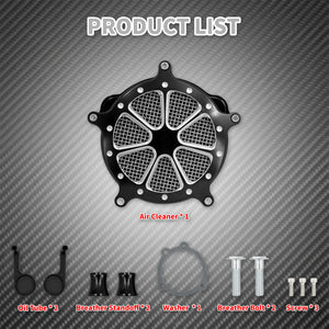 Filtre à Air CNC Aluminium (Turbine Air Cleaner) - Harley-Davidson Sportster, Dyna, Softail & Touring – photo 6/10