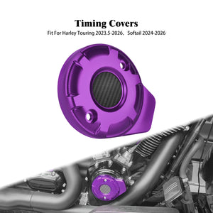 Cache de Distribution CNC (Timing Cover) - Harley-Davidson Touring 2023.5+, FLHXSE/FLTRX 2024+, Softail 2025 et plus récent – photo 10/12