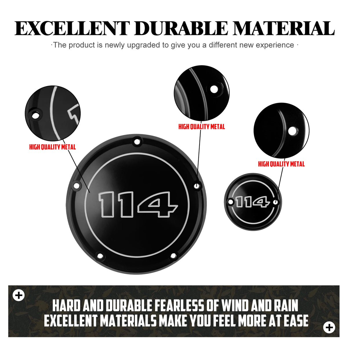 Derby cover et couvercle de distribution 114 pour Harley Softail - vue 1