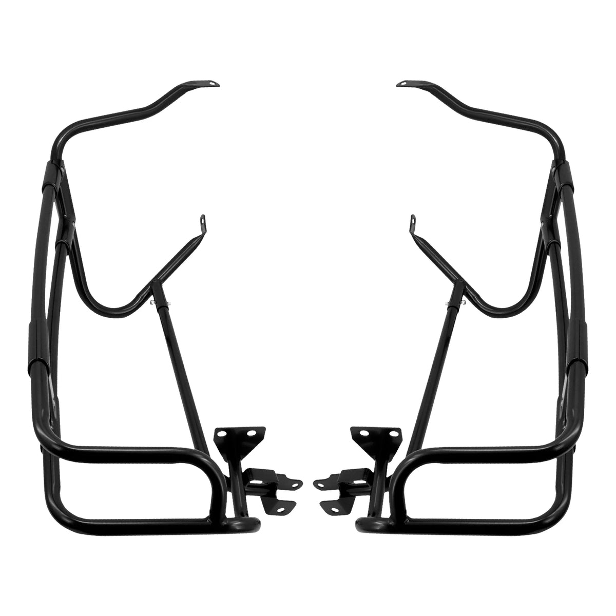 Kit support de sacoches arrière avec arceaux de protection en acier pour Harley-Davidson - vue 3