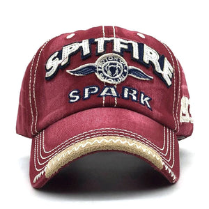 Casquette snapback brodée en coton - vue - vue 2