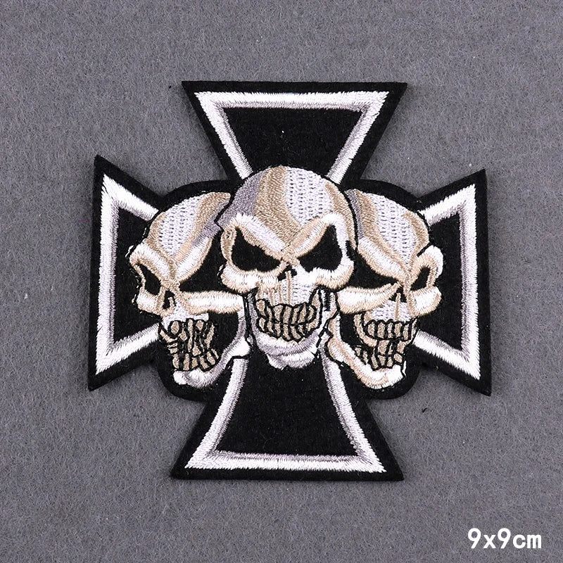 Écusson brodé Live To Ride motard punk à coudre ou repasser sur veste - vue 21