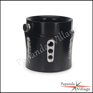 Embout d'échappement aluminium noir pour Harley Touring - vue 2