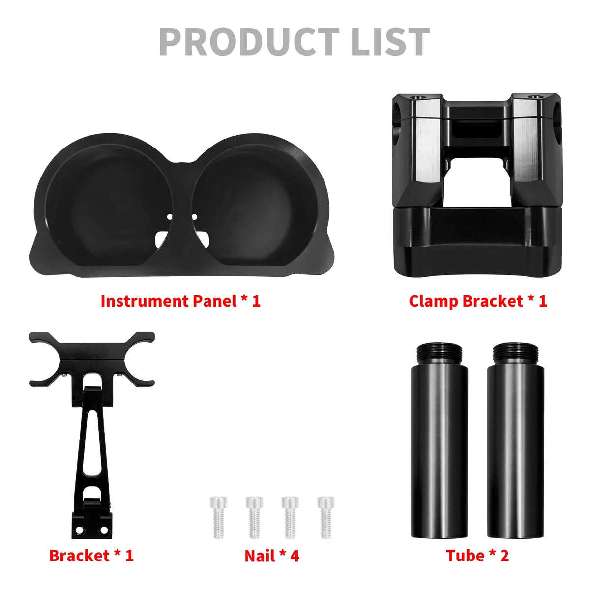 Risers avec support de compteurs pour Harley Road Glide - vue 5