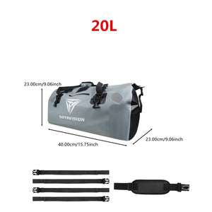 Sac de selle arrière noir étanche pour moto - vue 24