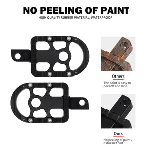 Marchepieds/repose-pieds passager arrière pour Harley-Davidson Sportster, Touring, Road Glide, Dyna et Softail FL – photo 2/12