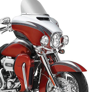 Phares additionnels LED et supports pour Harley Touring - vue 2