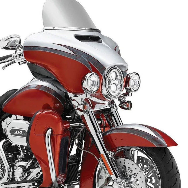 Phares additionnels LED et supports pour Harley Touring - vue 2
