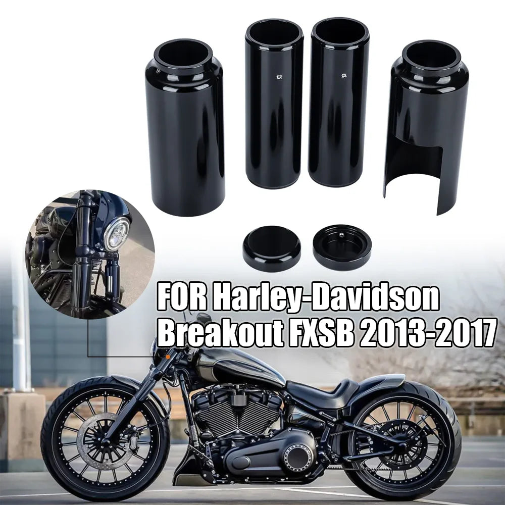 Caches de fourche pour Harley-Davidson Softail Breakout - vue 1