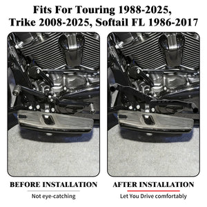 Kit leviers de sélecteur talon-pointe avec repose-pieds pour Harley-Davidson - vue 2