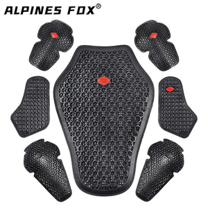 Kit de protections moto souples noires - vue d'ensemble - vue 1