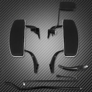 Kit de commandes avancées noires avec repose-pieds plancher pour Harley Dyna Low Rider, Street Bob et Super Glide 2006-2017 – photo 3/7