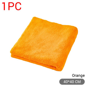 Serviettes Microfibre Épaisses 40x40cm - Lavage et Séchage Auto/Moto – photo 8/12