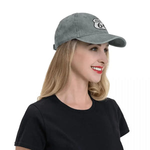Casquette Route 66 effet vieilli - vue - vue 5